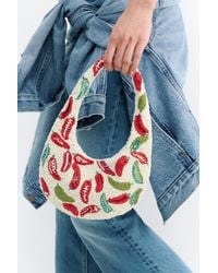 Pull&Bear - Schultertasche Mit Perlen - Lyst