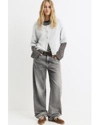 Pull&Bear - Split Leather Sneakers - Lyst
