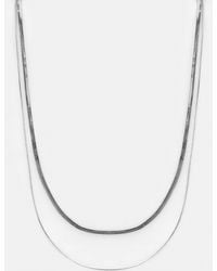 Pull&Bear - Lot De 2 Chaînes Basiques - Lyst