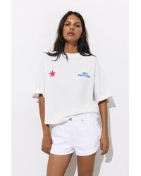Pull&Bear - Puerto Rico Graphic T-Shirt - Lyst