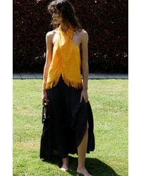 Pull&Bear - Flowy Paneled Midi Skirt - Lyst