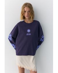 Pull&Bear - Sun Graphic T-Shirt - Lyst