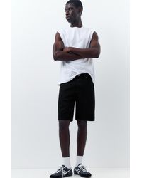 Pull&Bear - Standard Denim Bermuda Shorts - Lyst