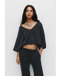 Pull&Bear - Bluse Mit Rustikaler Textur - Lyst