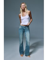 Pull&Bear - Low-Rise Boot-Cut Jeans - Lyst