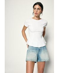 Pull&Bear - Peplum Top - Lyst