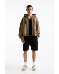 Pull&Bear - Cargo Bermuda Shorts With An Elastic Waistband - Lyst