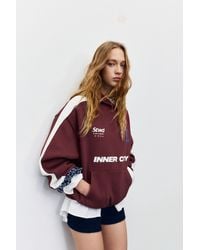 Pull&Bear - Stwd Inner City Hoodie - Lyst