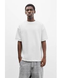 Pull&Bear - Sweatshirt Aus Interlock Mit Kurzen Ärmeln - Lyst