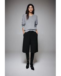 Pull&Bear - Tailored Fit Tailored Bermuda Shorts With Pleats - Lyst
