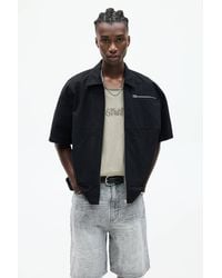 Pull&Bear - Stwd-Jacke Mit Kurzen Ärmeln Und Taschen - Lyst