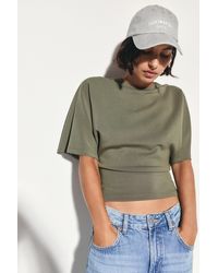 Pull&Bear - Modal Batwing Sleeve T-Shirt - Lyst