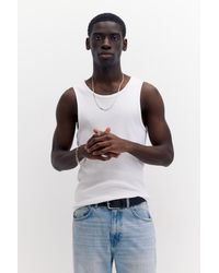 Pull&Bear - Ribbed Tank Top - Lyst