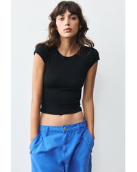 Pull&Bear - Fitted Short Sleeve T-Shirt - Lyst