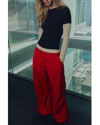 Pull&Bear - Parachute Cargo Trousers - Lyst