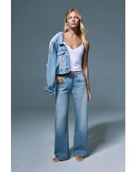 Pull&Bear - Low-Rise Straight-Leg Jeans - Lyst