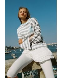 Pull&Bear - Oversize Striped Graphic T-Shirt - Lyst