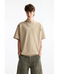 Pull&Bear - Heavy Weight Short Sleeve T-Shirt - Lyst