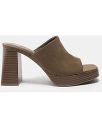 Pull&Bear - Holzclogs Mit Absatz - Lyst