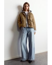 Pull&Bear - Puffer Jacket With Pockets - Lyst