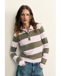 Pull&Bear - Polo Manches Longues - Lyst