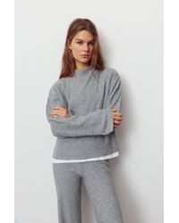 Pull&Bear - Soft Knit T-Shirt - Lyst