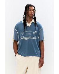Pull&Bear - Shirt Mit Polokragen Und Stickerei Raggiante - Lyst