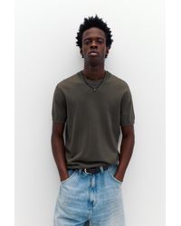 Pull&Bear - Short Sleeve Jumper - Lyst
