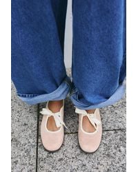 Pull&Bear - Sportliche Ballerinas Mit Schleife - Lyst
