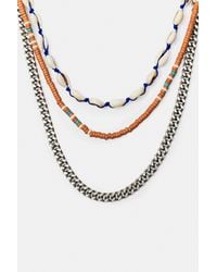 Pull&Bear - 3-Pack Of Shell And Bead Necklaces - Lyst