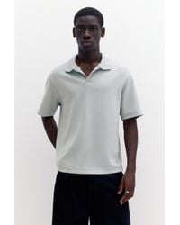 Pull&Bear - Short Sleeve Interlock Polo Shirt - Lyst