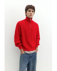 Pull&Bear - Quarter-Zip Jumper - Lyst