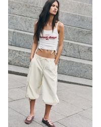 Pull&Bear - Technische Capri Pofbroek - Lyst