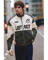 Pull&Bear - Kunstlederjacke Mit Paneelen - Lyst