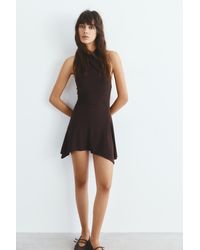 Pull&Bear - Short Halter Dress - Lyst