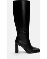 Pull&Bear - Hohe Stiefel Mit Absatz - Lyst