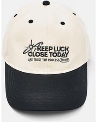 Pull&Bear - Keep Luck Close Today Basecap - Lyst