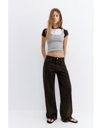 Pull&Bear - Mid-Rise Baggy Jeans - Lyst
