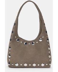 Pull&Bear - Schultertasche Mit Nieten - Lyst