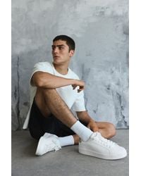 Pull&Bear - Basic Sneakers Met Detail - Lyst
