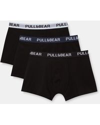 Pull&Bear - Pack 3 Boxer Con Logo - Lyst