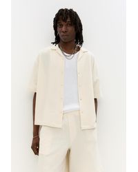 Pull&Bear - Short Sleeve Rustic Shirt - Lyst