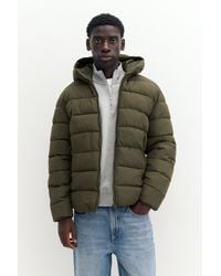 Pull&Bear - Doudoune À Capuche - Lyst