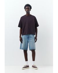 Pull&Bear - Baggy Jeans-Bermudashorts Im Relaxed-Fit - Lyst