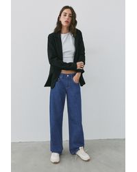 Pull&Bear - Low-Rise Straight-Leg Jeans - Lyst