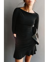 Pull&Bear - Robe Courte Froncée - Lyst