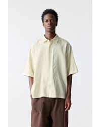 Pull&Bear - Kurzarmhemd Mit Streifen - Lyst