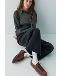 Pull&Bear - Leather Trainers - Lyst