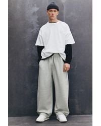 Pull&Bear - Interlock Pofmouw Joggingbroek - Lyst
