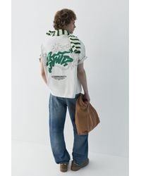 Pull&Bear - Stwd Embroidered T-Shirt - Lyst